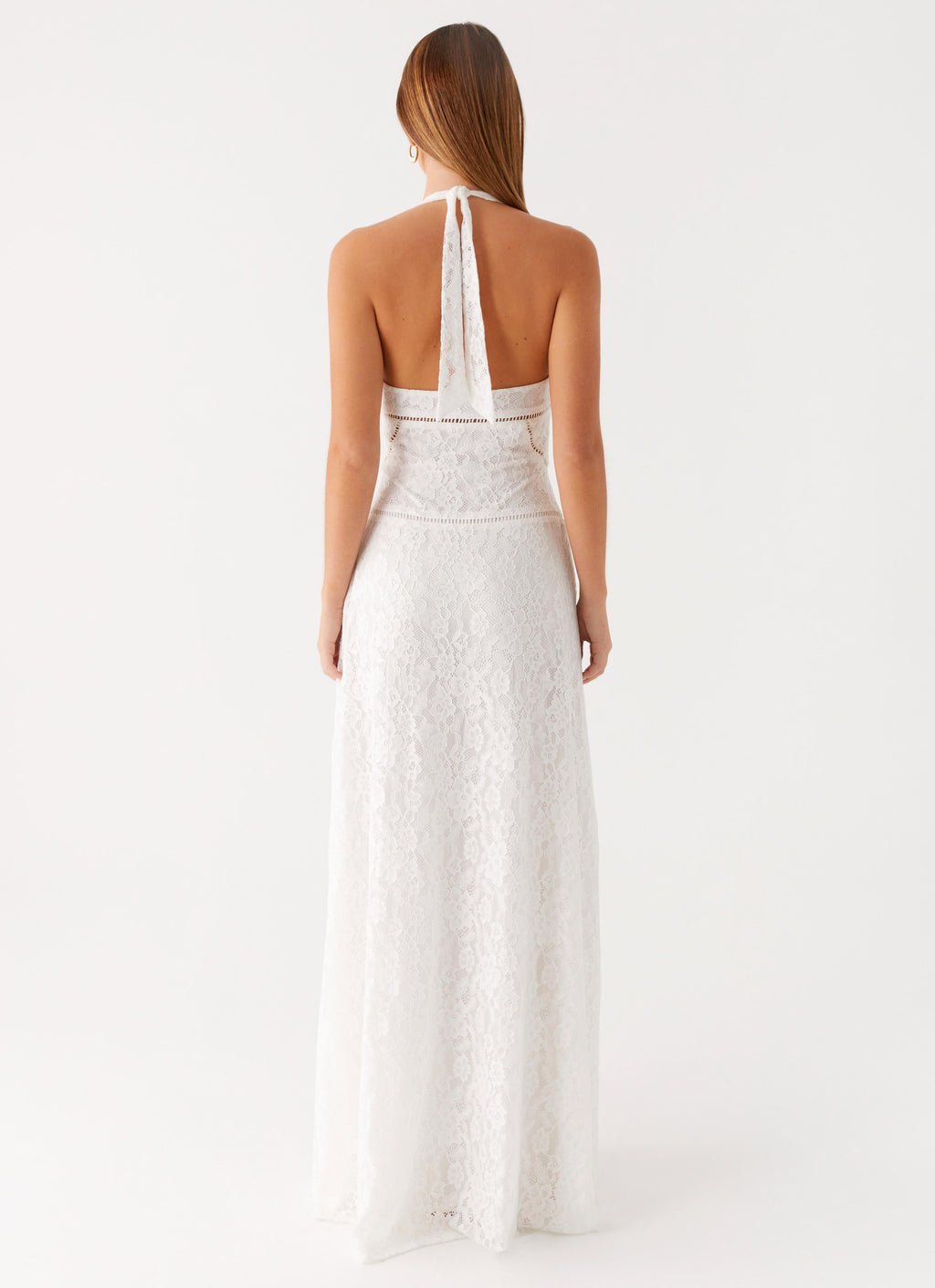 Ember Valley Cotton Maxi Dress - Ivory
