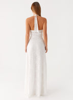 Ember Valley Cotton Maxi Dress - Ivory