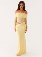 Emery Maxi Dress - Yellow