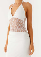 Enchant Lace Maxi Dress - Ivory