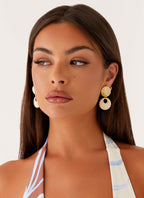 Eraz Earrings - Ivory