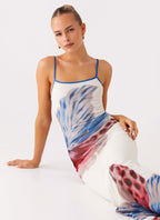 Everett Maxi Dress - White Sea Bloom