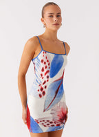 Everett Mini Dress - Deep Sea Bloom