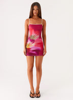 Everett Mini Dress - Pink Tropical