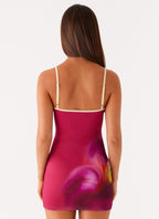 Everett Mini Dress - Pink Tropical