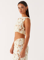 Fiorella Floret Top - Yellow