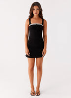 Flashback Mini Dress - Black