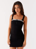 Flashback Mini Dress - Black