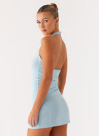 Fluent Mini Dress - Blue