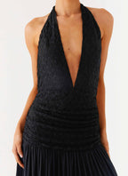 Full Attention Maxi Dress - Black