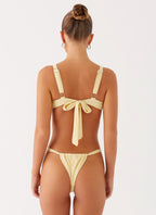 Gala Underwire Bikini Top - Yellow
