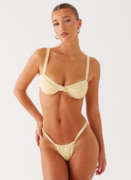 Gala Underwire Bikini Top - Yellow
