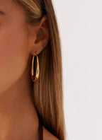 Gleam Hoop Earrings - Gold