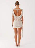 Good Fortune Mini Dress - Ivory