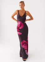 Griselda Maxi Dress - Dark Chocolate