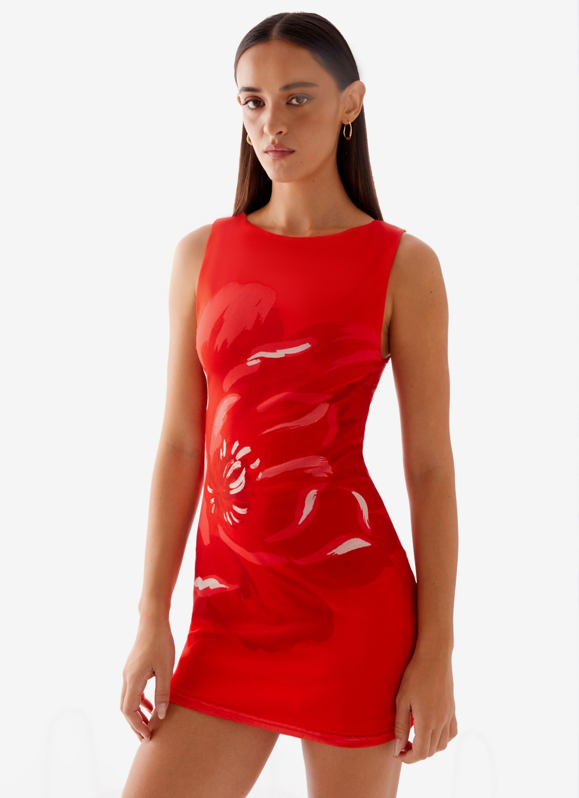 Happy Hour Mini Dress - Red