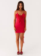 Haylie Mini Dress - Raspberry