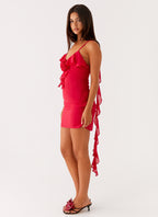 Haylie Mini Dress - Raspberry