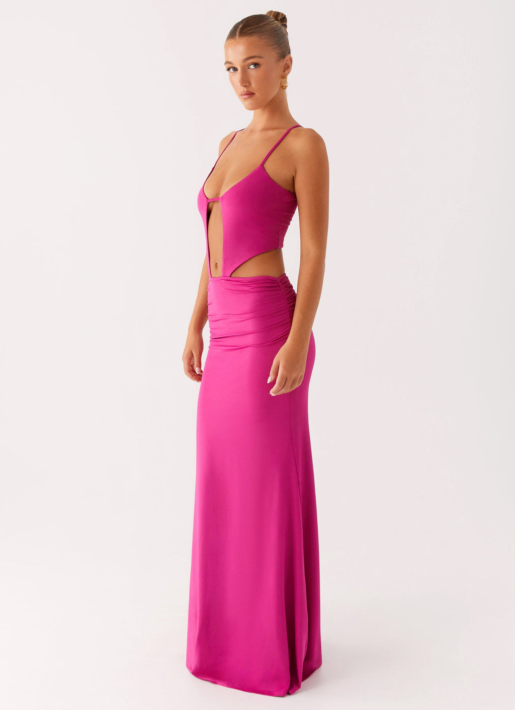 Headliner Maxi Dress - Fuchsia