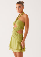 Helsa Mini Dress - Green