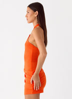 Henrietta Mini Dress - Orange