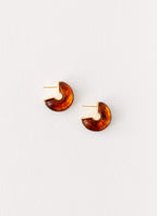 Hugo Earrings - Brown
