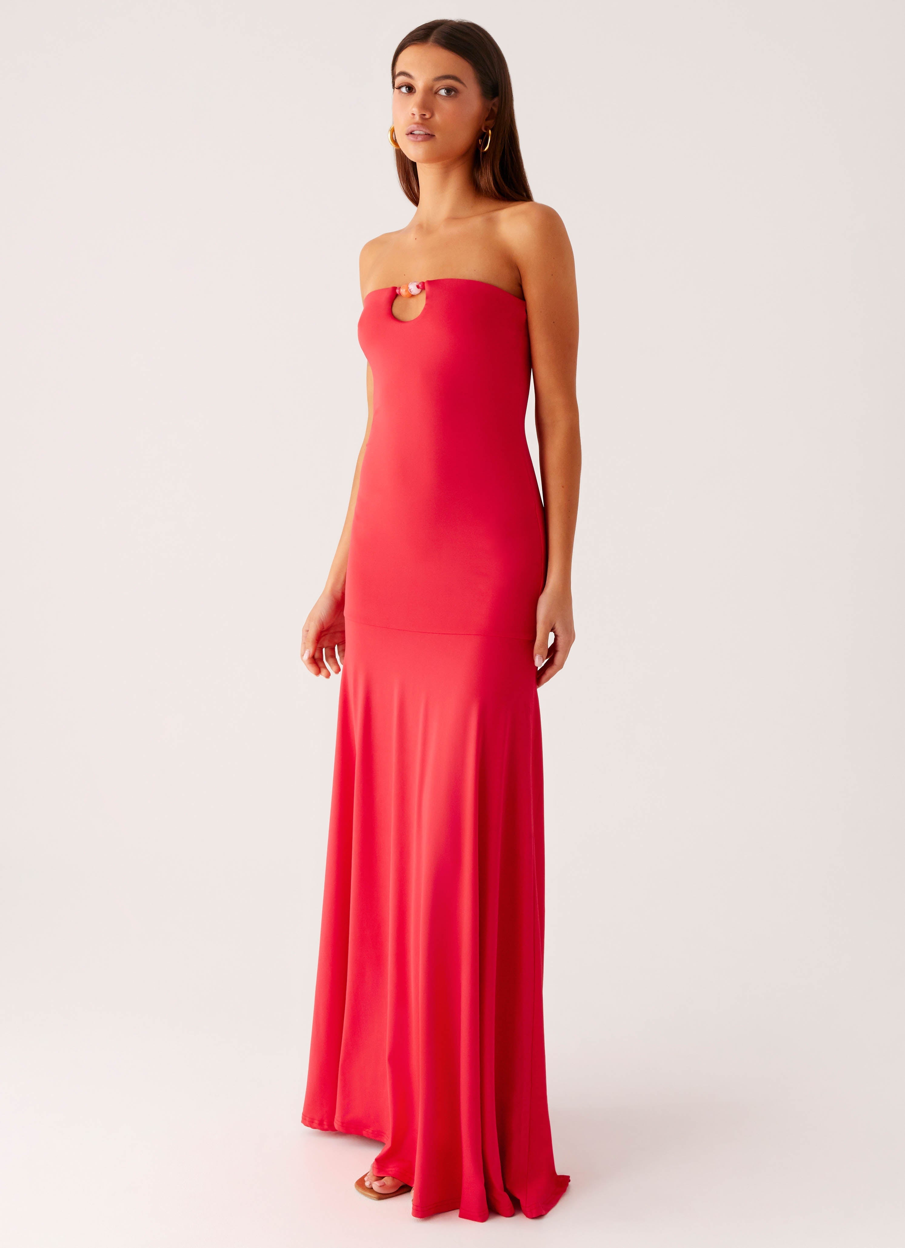 Hurts Like Hell Maxi Dress - Pink