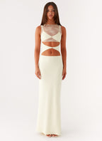 Imperial Maxi Dress - Yellow