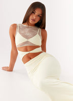 Imperial Maxi Dress - Yellow