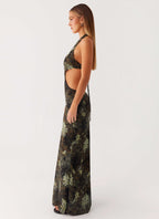 Indra Maxi Dress - Cyber Floral