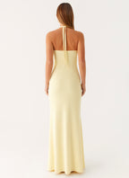 Instant Attraction Maxi Dress - Yellow