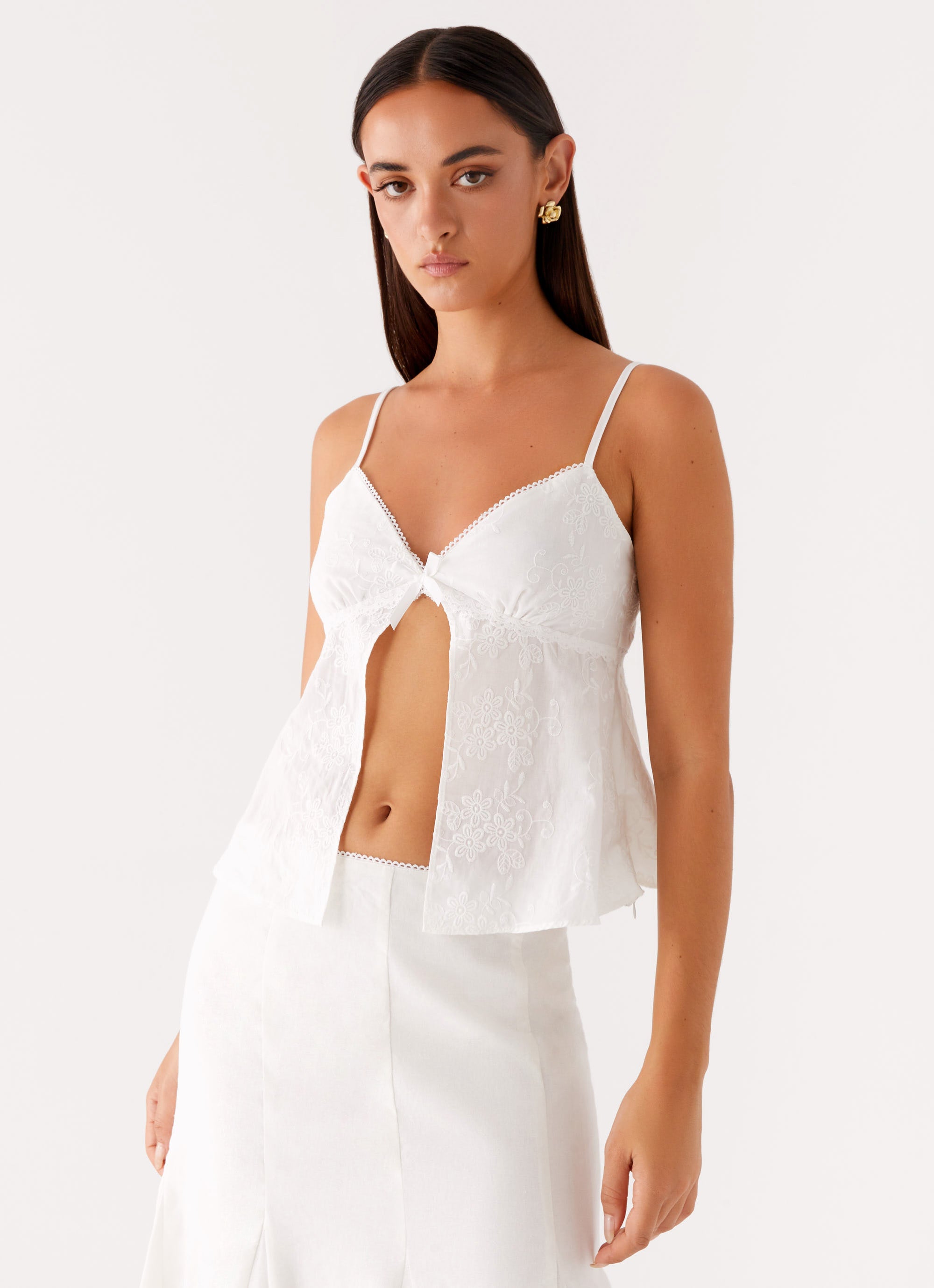 Irena Cami Top - White