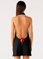 Iridessa Mini Dress - Black