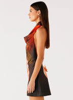 Iridessa Mini Dress - Moody Floral