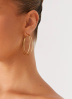 Isabetta Hoop Earrings - Gold