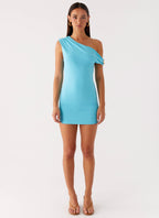 Island Time Mini Dress - Turquoise