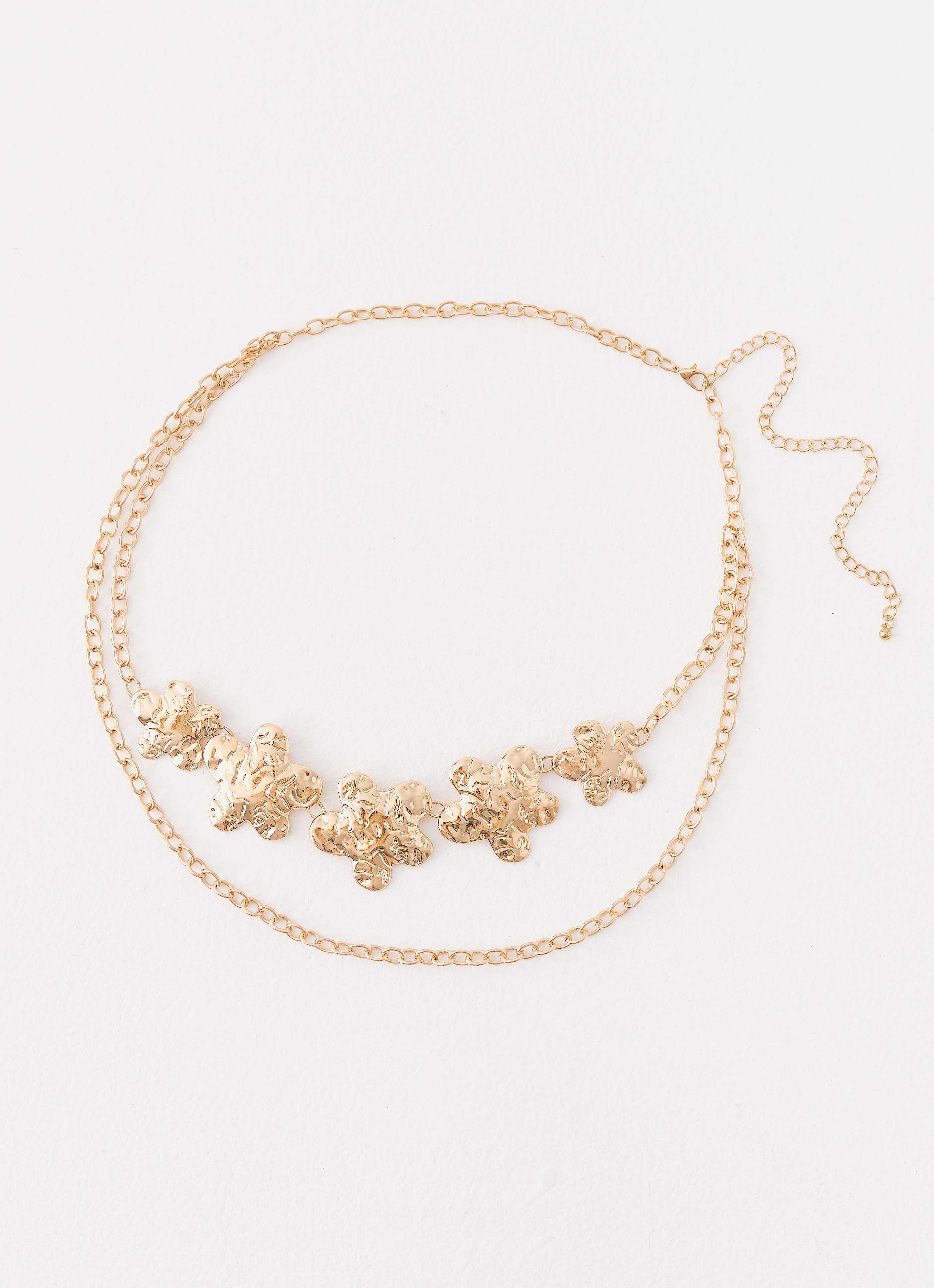 Isola Flower Belt - Gold