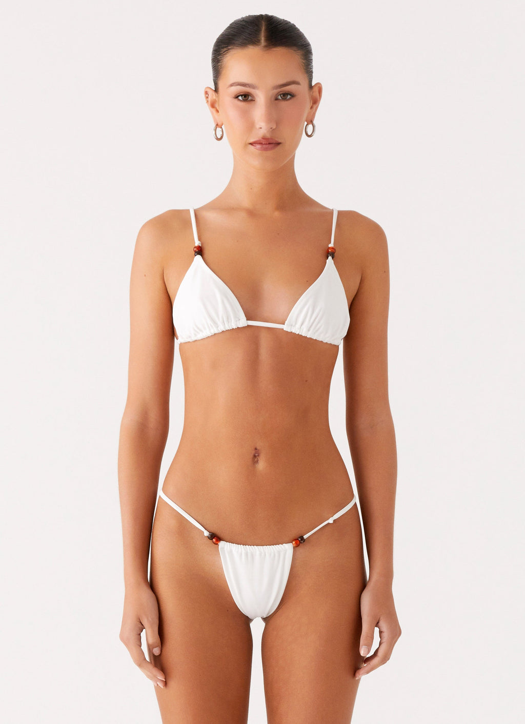 Ivanka Bikini Bottoms - White