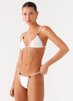Ivanka Bikini Top - White