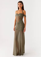 Ivy Lane Maxi Dress - Olive
