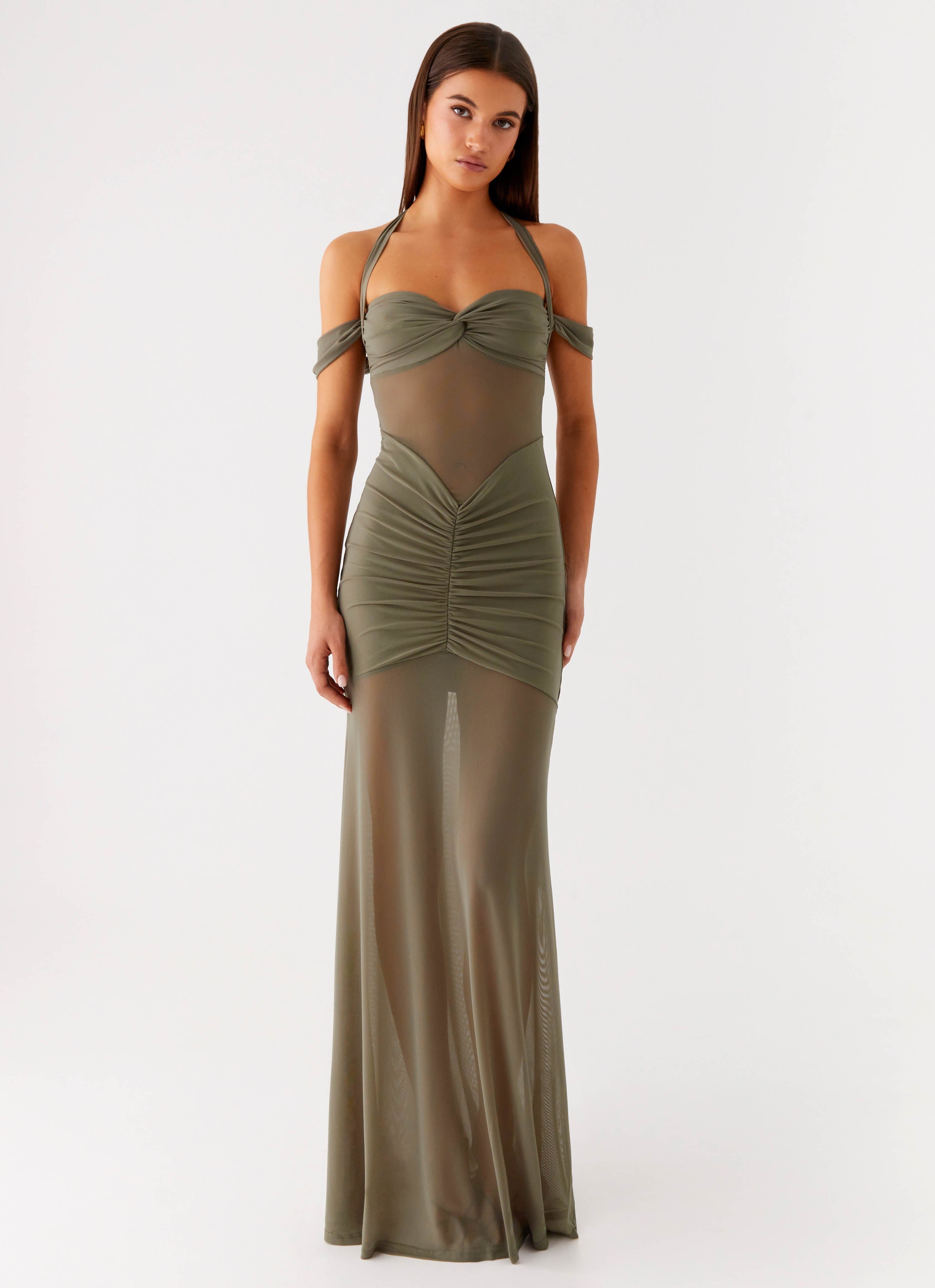 Ivy Lane Maxi Dress - Olive