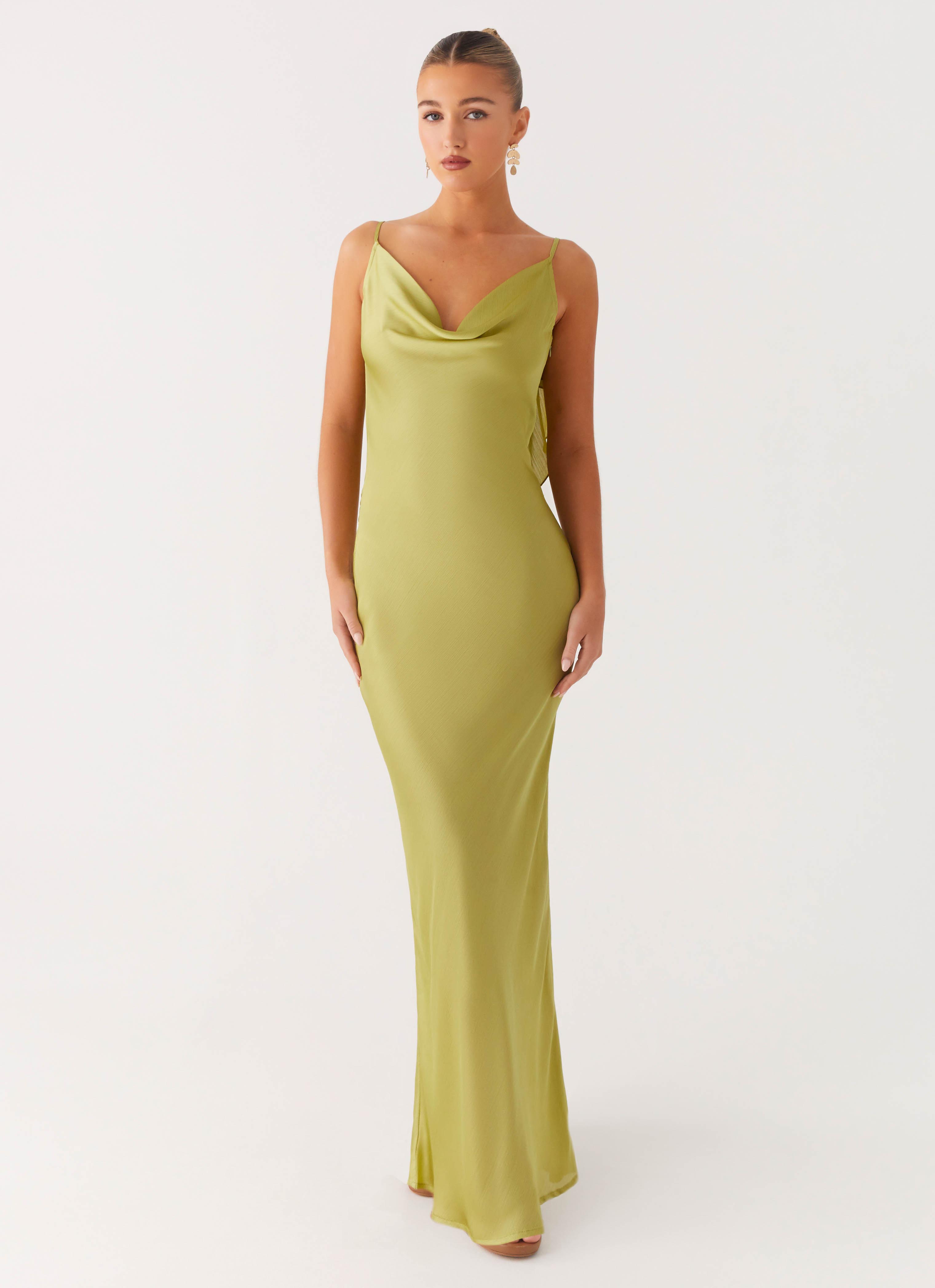 Jade Escape Maxi Dress - Lime