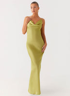 Jade Escape Maxi Dress - Lime