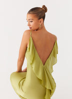 Jade Escape Maxi Dress - Lime
