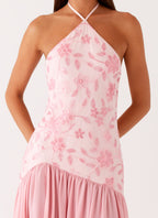 Janelle Beaded Maxi Dress - Pink