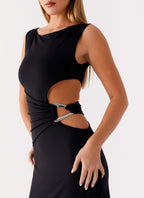 Jayana Maxi Dress - Black