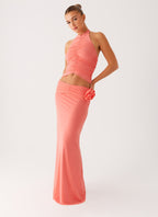 Jayce Halter Top - Salmon