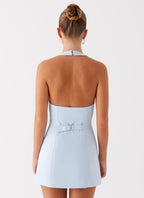 Jeanie Mini Dress - Blue