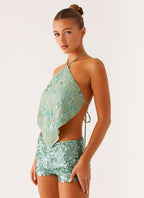 Jonti Halterneck Top - Mint
