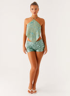 Jonti Halterneck Top - Mint